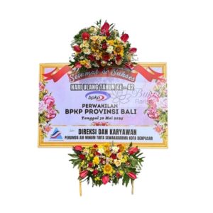 karangan bunga papan bali