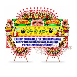 Bunga Papan Wedding 10 - stereofoam jumbo