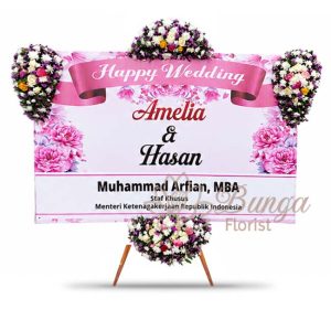 Bunga Papan Wedding 14