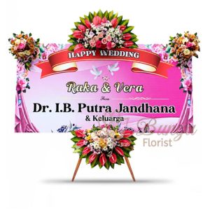 Bunga Papan Wedding 03