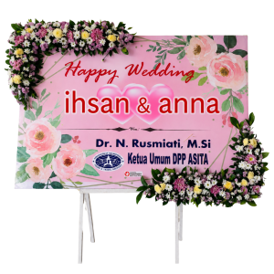 Bunga Papan Wedding Hemat I