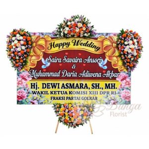 Bunga Papan Wedding 044