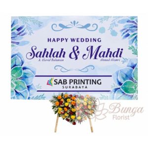 Bunga Papan Wedding 049
