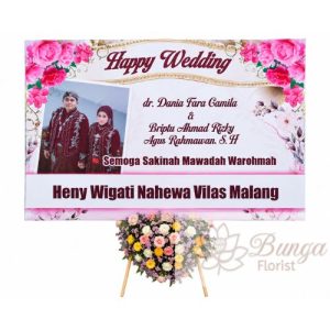 Bunga Papan Wedding 048